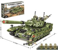 Конструктор Боевой Танк, 1190 дет.