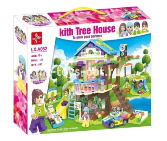 Конструктор Френдс Домик на дереве 587 дет