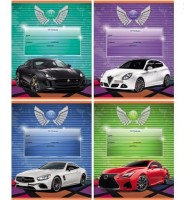 Тетрадь А5 18л.лин.МАШИНЫ И ЛИНИИ ассорти