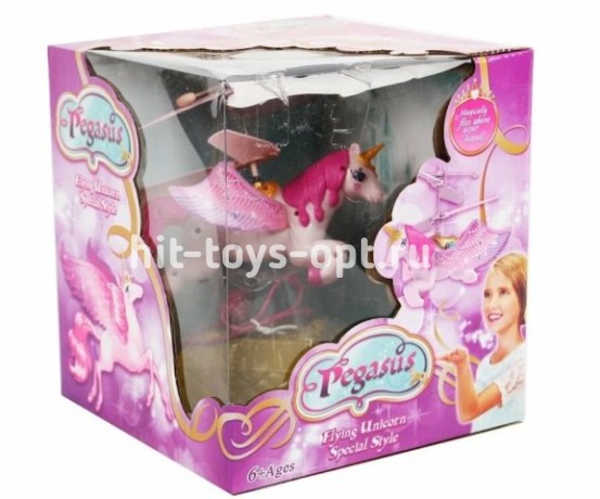 Летающий Единорог на Р/У, размер 18см*16см*16см
