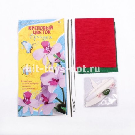 Серия "Креповый цветок". ОРХИДЕЯ