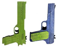 Пистолет Дерево стреляет резинками 22-25см в ассорти