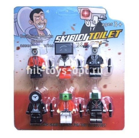 Набор Фигурок Скиби, на листе 6в1