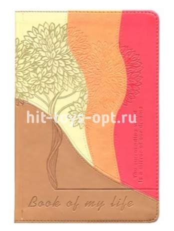 Книга записная "Цветное дерево" А5. 160л.