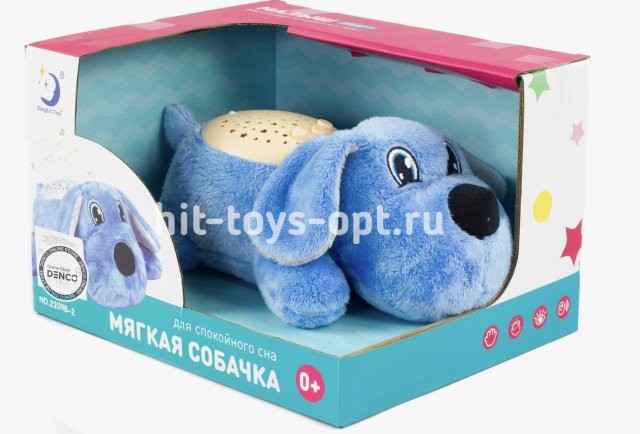 Ночник-проектор «СОБАЧКА» (свет, звук) 27*22*17 см в кор.