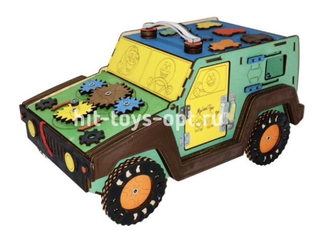 Машинка-бизиборд, размер 45м*27см*27см