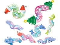 Тянучка светящаяся "Гусеница" 120 шт. в шоубоксе, цена за шт. (м)