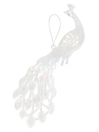 Подвесное украшение из акрила Павлин, 20*7 см