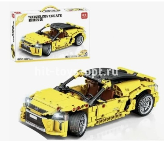 Конструктор Техника желтая Лексус 434 дет