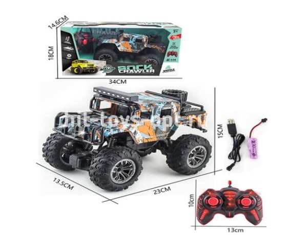 Машина Принт Джип аккум на пружинах 34*18