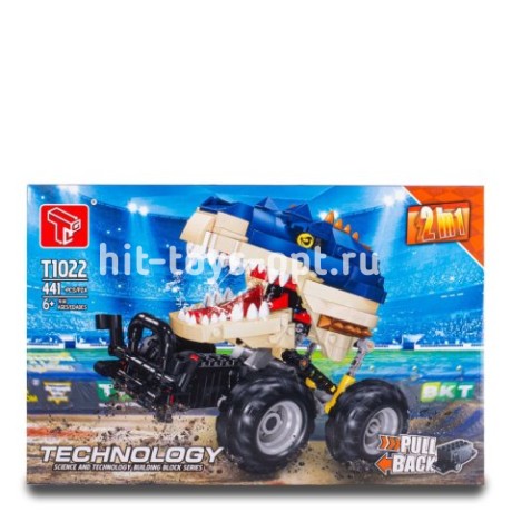 Конструктор машина дино 441 дет.