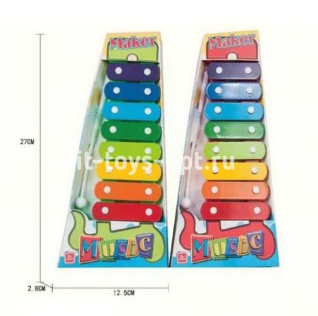 Ксилофон в коробке 15*30