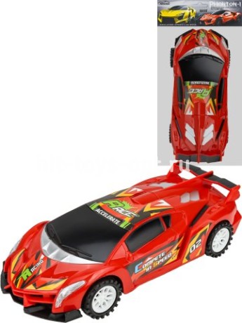 Машинка инерционная "Скорость", 19,5х8,7х4,5см, цвет микс, в пакете