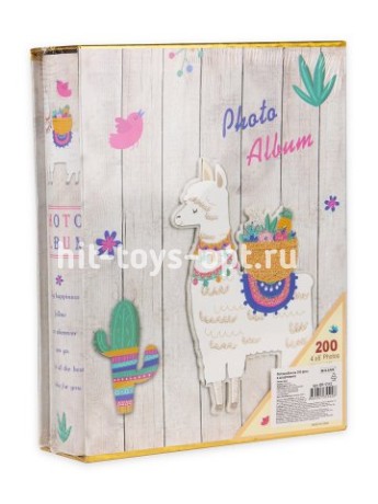 Фотоальбом на 200 фото 10х15 Милая лама