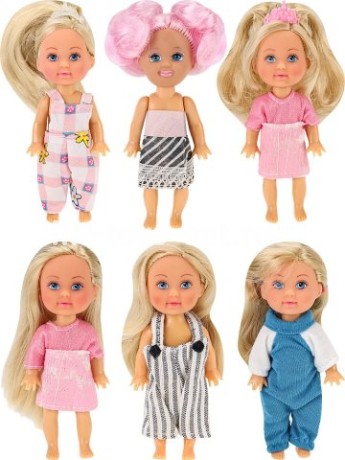 Кукла 11 см (6 видов микс, в пакете) цена за шт.