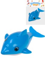 Заводная игрушка для купания.&quot;Кит&quot;(в пакете)(9,5х5,5х4,5 см)