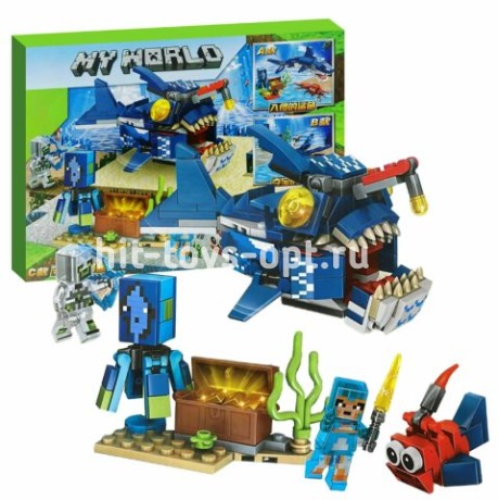 КОНСТРУКТОР МАЙНКРАФТ 309 ДЕТ/96 В ЯЩ.