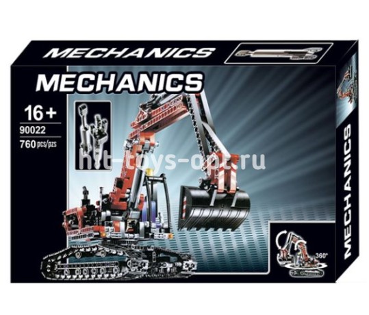 Конструктор Tehnic - Экскаватор, 760 дет.