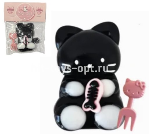 Антистресс Сквиш Кошечка + Рыбка + Вилочка