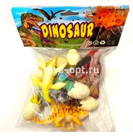 Набор Фигурок - Динозаврики с Яичками