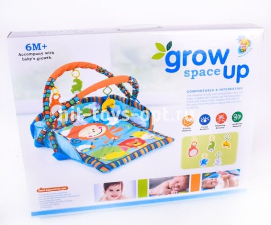 Коврик развивающий с бортиком/2 дуги в кор