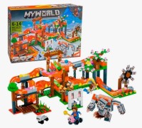 Конструктор Майнкрафт Защита Огненной Шахты, 578 дет.