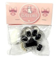 Антистресс Сквиш Лапка Прозрачная + Мини Лапка + Бусинки + Ворс (отдельно)