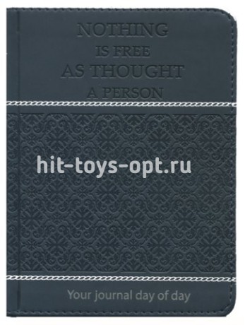 Ежедневник недатир.А6 160л.в ассорт..кожзам тисн.