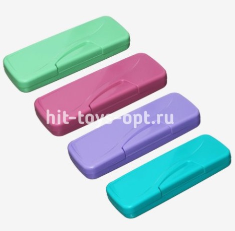 Пенал-футляр Calligrata "Прованс", 70 х 205 х 30 мм, пластиковый