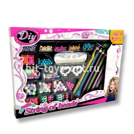 Набор для волос бусины