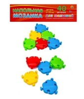 НАПОЛЬНАЯ МОЗАИКА ДЛЯ МАЛЫШЕЙ В ПАКЕТЕ (40 деталей)