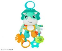 Погремушка в пакете 25 см Крокодил