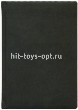 Ежедневник недатир.А5 160л.лин.КОРОНА черн.софт.обл