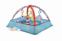 Коврик развивающий с игрушками &quot;Весёлый малыш&quot; (80х80х55см) (в пакете)