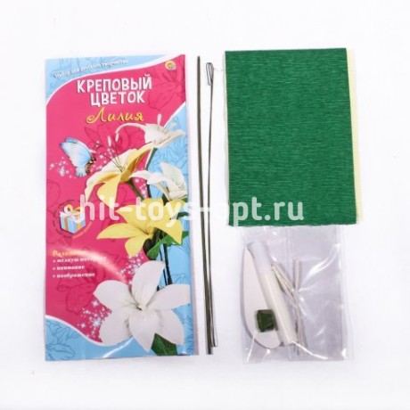 Серия "Креповый цветок". ЛИЛИЯ