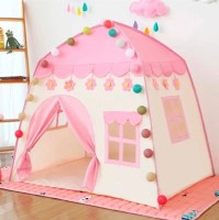 Палатка игровая &quot;Домик&quot;, цвет розовый, 130*100*130 см, в сумке