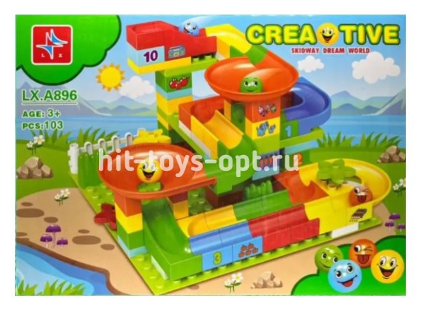 Конструктор Дупло Трек Смайлики 103 дет