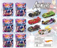 Машинка ХВ Мстители, 6 видов, цена за шт.