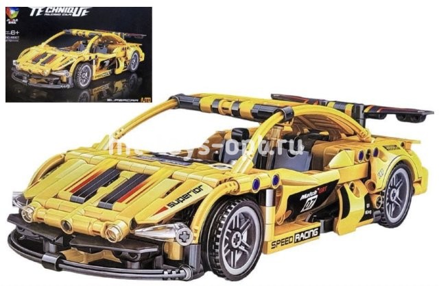 Конструктор Техника Желтая 472 дет