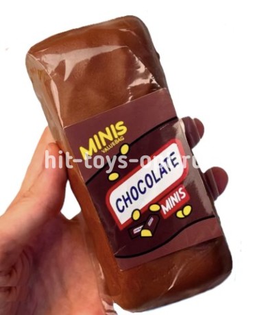 Антистресс Сквиш Шоколадка, 13см*6см