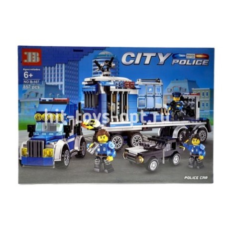 Конструктор Ситис полиция 4в1 857 дет