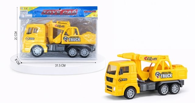 Машинка Инерция Строительный Кран 24*13см