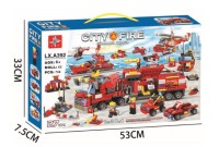 Конструктор пожарная машина 8 в 1 756 дет.