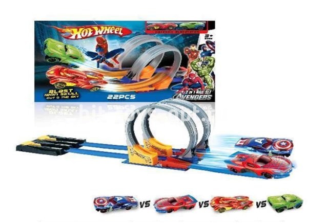 Трек Хотвилс параллельные гонки со смертельным виражом 22 дет