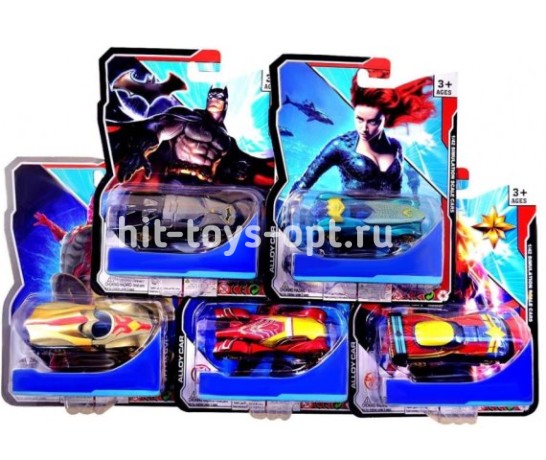 Машинка ХВ Мстители, 6 видов, цена за шт.