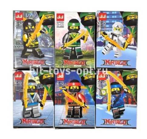 Конструктор Ниндзя - 6 видов, цена за шт.