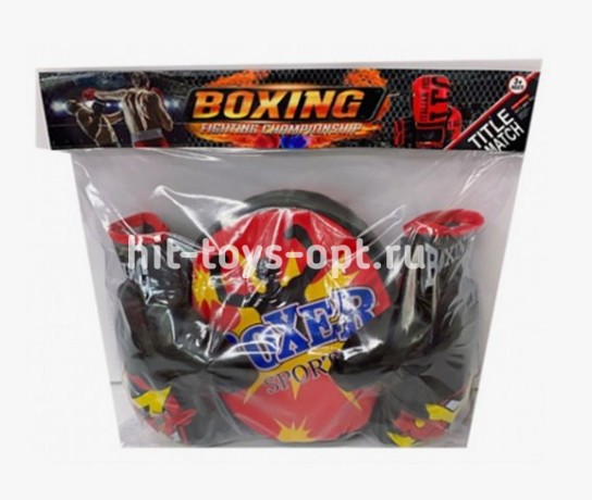 Серия "Спорт и отдых".Набор для бокса.Держи удар 2(лапа,перчатки в пакете)