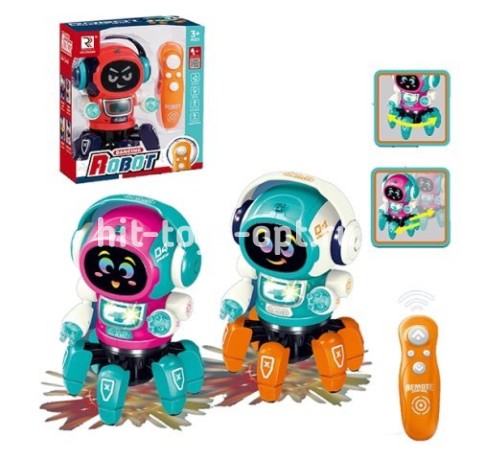 Робот на Радиоуправлении светомузыка в кор, размер 20*23