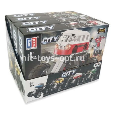 Конструктор ситис машины 4 шт/уп