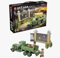 Конструктор Военная Машина ГАЗ, 398 дет.
